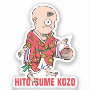 Pegatina Serie Yokai: Hitotsume Kozo