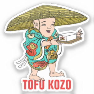 Pegatina Serie Yokai: Tofu Kozo