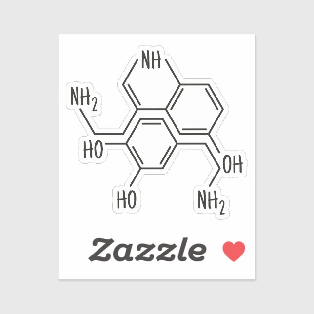 Pegatina Serotonina Cuta (Hoja)