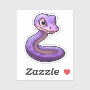Pegatina serpiente personalizado
