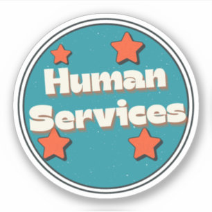 Pegatina Servicios Humanos