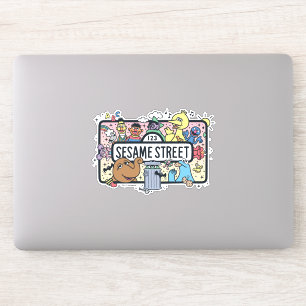 Pegatina Sésamo   Rótulo Sesame Pals Doodle