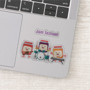 Pegatina Sesión de improvisación personalizado humor