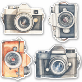 Pegatina Set de Stickers Cámaras Fotográficas SLR Vintage V