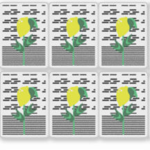 Set de Stickers de Limonera Moderna