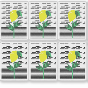 Pegatina Set de Stickers de Limonera Moderna