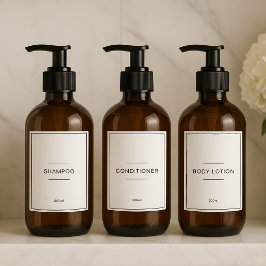 Pegatina Set of 12 Personalized Waterproof Household Labels