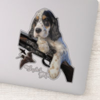 Setter inglés, adorable cachorro
