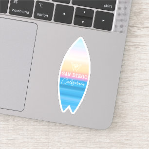 Pegatina Shaka Hand Rótulo San Diego Sunset Surf