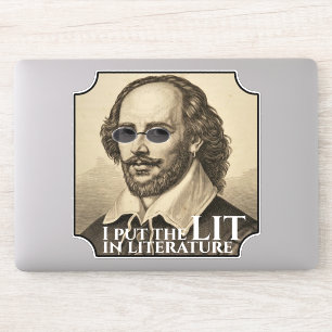 Pegatina Shakespeare Gafas de sol