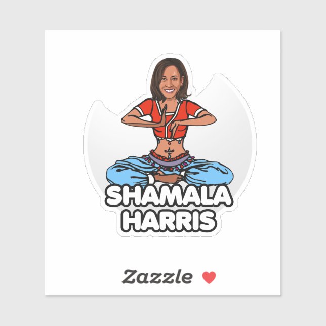 Pegatina Shamala Harris (Hoja)