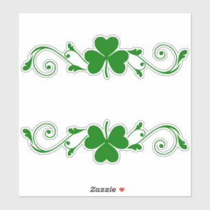 Pegatina Shamrock Garlands