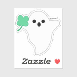 Pegatina Shamrock Ghost