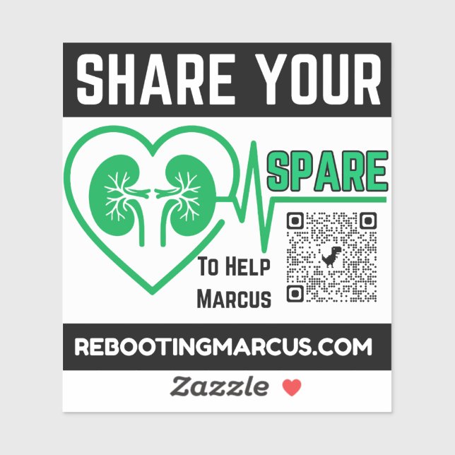 Pegatina Share Your Spare Sticker (Hoja)