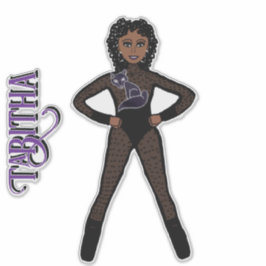 Pegatina Sheer Black Spark Dancer #1