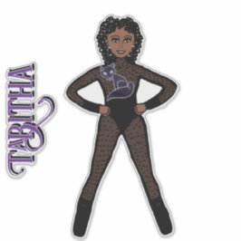 Pegatina Sheer Black Spark Dancer #1 Sticker