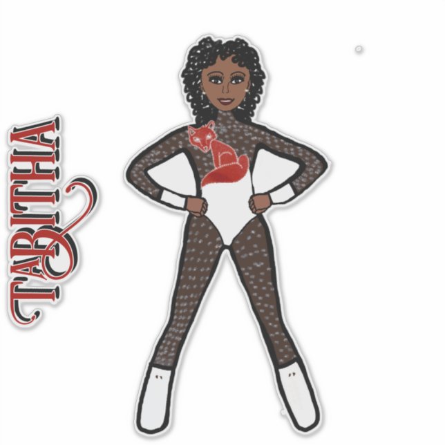 Pegatina Sheer White Spark Dancer #1 (Anverso)