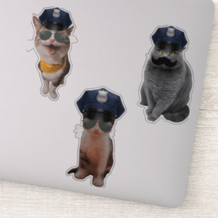 Pegatina Sheriff Cat