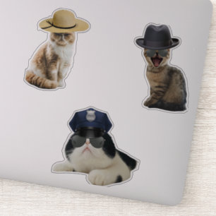 Pegatina Sheriff Cat