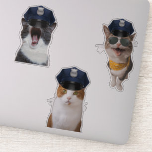 Pegatina Sheriff Cat