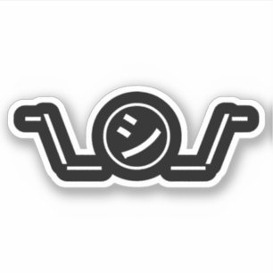 Pegatina Shi Kana Shrug Emoticon ¯\_ ㋛_/ Ø Kaomoji japo