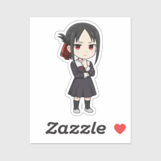 Pegatina Shinomiya Kaguya Chibi Love War Art