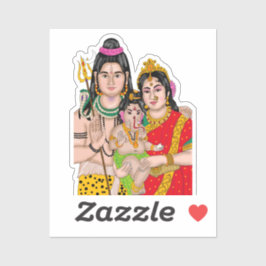 Pegatina Shiva’s Family Sticker