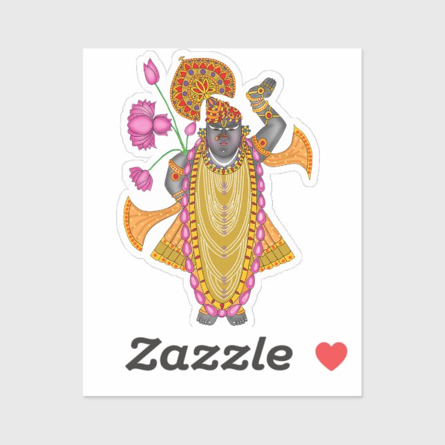 Pegatina Shreenath Ji Stickers  (Hoja)