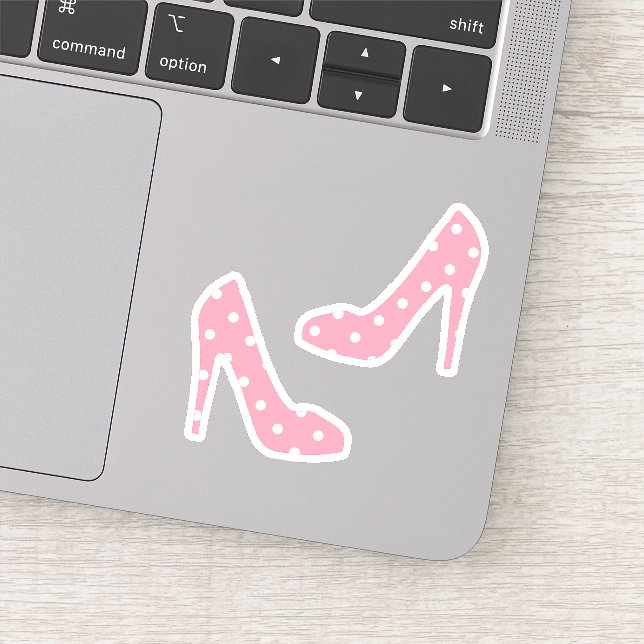 Pegatina Si el zapato encaja en rosa (Detalle)