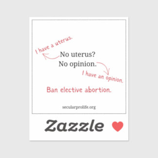Pegatina sí uterus sí opinión