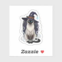 Siamés picante - Gato elegante de Halloween