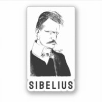 Sibelius: dibujo de Albert Engström (1904)
