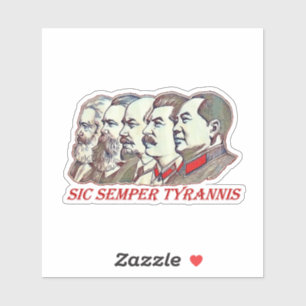 Pegatina Sic Semper Tyrannis