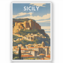 Pegatina Sicilia Italia