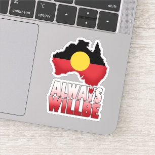 Pegatina Siempre serán tierras aborígenes, Australia
