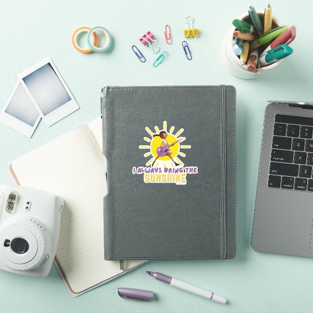 Pegatina Siempre traigo el sol (Funda para iPad)