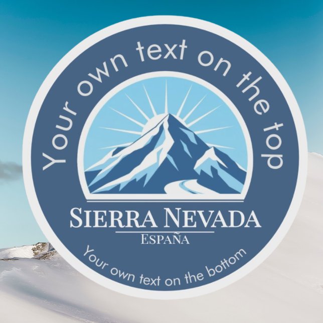 Pegatina Sierra Nevada Spain España souvenir (Subido por el creador)