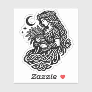 Pegatina Sigilo de la Doncella de Virgo — Tatuaje de Zodiac