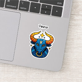 Pegatina Signo Zodiacal Tauro - Bala Celestial Dorada Minim