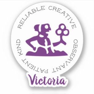 Pegatina Signos de estrella Virgo Zodiac