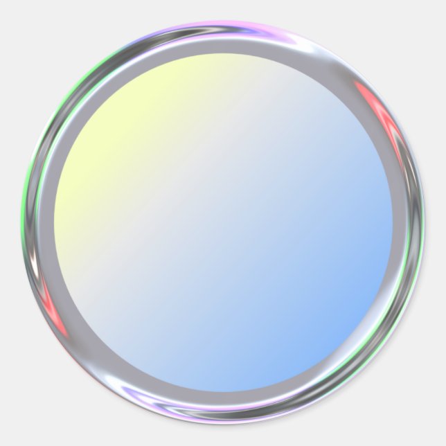 Pegatina silencioso para texto, logotipo, imagen (Anverso)