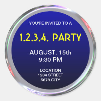 Pegatina silencioso para texto, logotipo o imagen