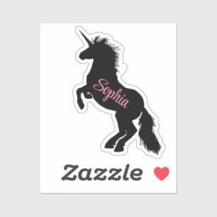 Pegatina Silhouette de Unicorn