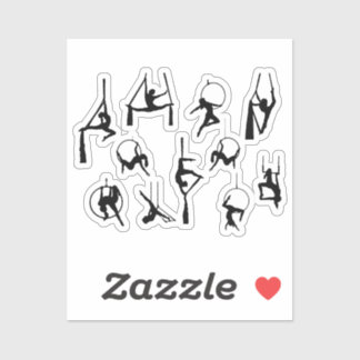 Pegatina Silhouettes de Lyra en Aerialist Aerial Silks