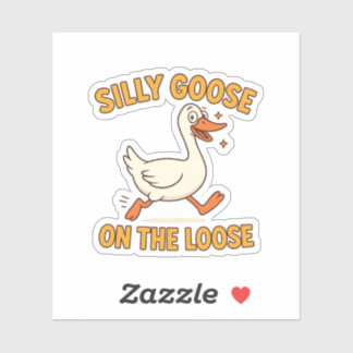 Pegatina Silly Goose On The Loose