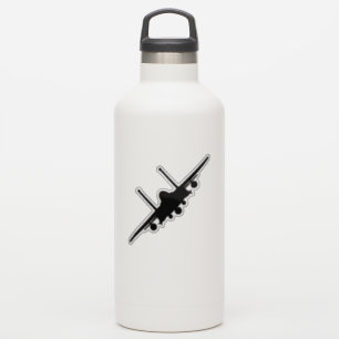 Pegatina Silueta de vista frontal del águila de ataque F-1