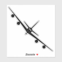 Silueta de vista frontal KC-135