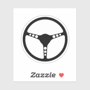 Pegatina Silueta del volante deportivo