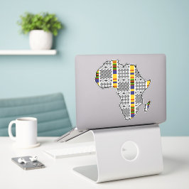Pegatina Símbolo de África Kente Adinkra Personalizado-cort
