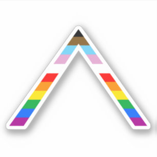 Pegatina Símbolo de aliado LGBTQ POC